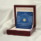 To My Granddaughter | Love Knot Necklace WB