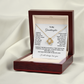 To My Granddaughter | Love Knot Necklace WB