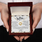 Senior 2025 | Take Pride In Far You've Come | Love Knot Necklace