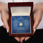 To My Granddaughter | Love Knot Necklace WB
