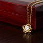 To My Smokin' Hot Wife | Love Knot Necklace | Perfect Wife Gift