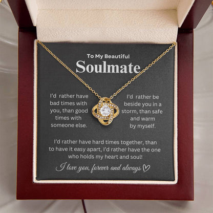 To My Beautiful Soulmate Necklace | The Perfect Holiday Gift