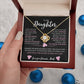 To My Daughter From Dad |  Love knot Necklace | Perfect Daughter Gift