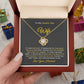 To My Smokin' Hot Wife | Love Knot Necklace | Perfect Wife Gift