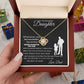 To My Beautiful Daughter | Love Knot Necklace | Perfect Daughter Gift