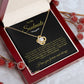 To My Soulmate Necklace | Love Knot Necklace | To My Favorite; To My everything