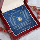 To My Granddaughter | Love Knot Necklace WB
