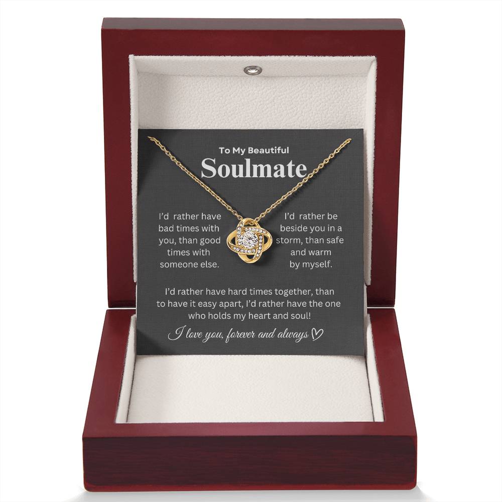 To My Beautiful Soulmate Necklace | The Perfect Holiday Gift