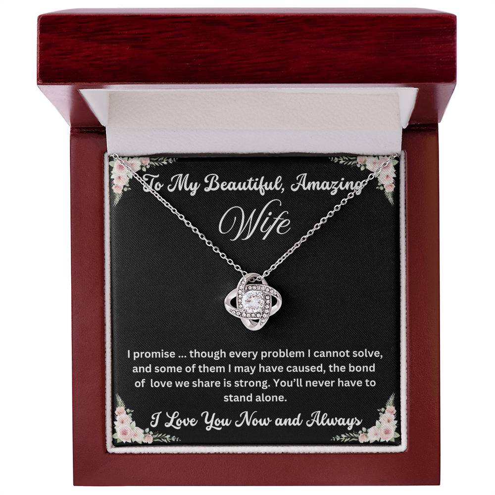 To My Beautiful , Amazing  Wife  Forever Love Necklace | Say You Love  Her In This  Special Way