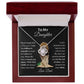 Perfect Gift From Dad To Daughter | Love Knot Necklace | Christmas| Thanksgiving