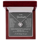 To My Granddaughter | Love Knot Necklace WB