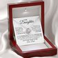 To My Daughter Love knot Necklace | Never Forget That I Love You Daughter From Dad