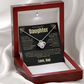 To My Daughter | Never Forget I Love You Forever | Love knot Necklace