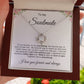 To My Soulmate Necklace | Love Knot necklace |To My favorite; To My Everything