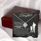 To My Beautiful Daughter | Love Knot Necklace | Perfect Daughter Gift