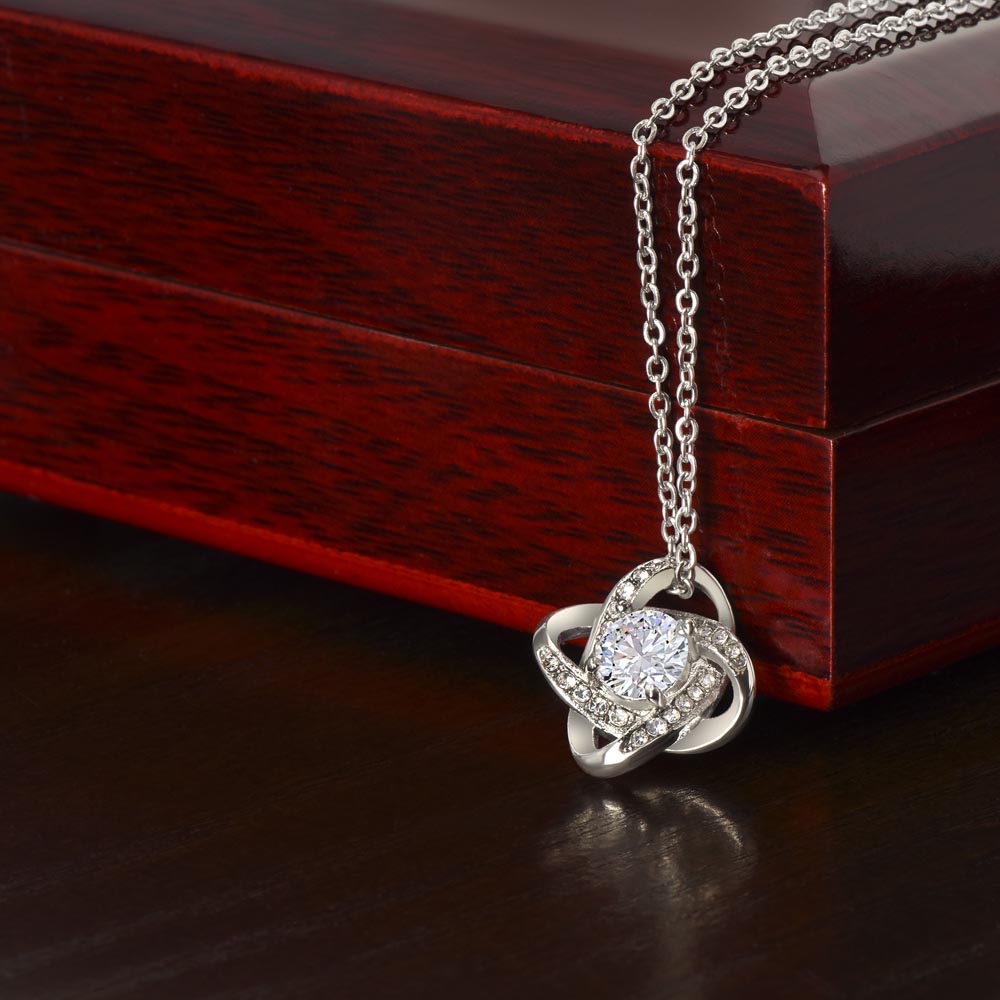 To My Smokin' Hot Wife | Love Knot Necklace | Perfect Wife Gift