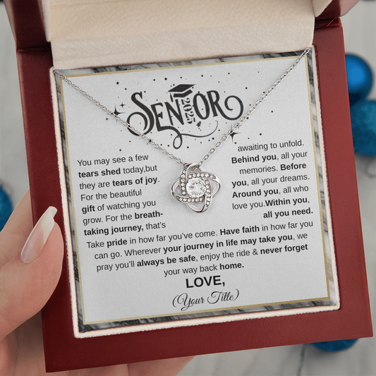 Senior 2025 | Take Pride In How Far You've Come! Love Knot Necklace!