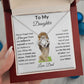 To My Daughter From Dad | Love Knot Necklace | Special Occasion Gift