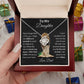 Perfect Gift From Dad To Daughter | Love Knot Necklace | Christmas| Thanksgiving