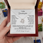 To My Granddaughter | Love Knot Necklace WB