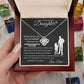 To My Beautiful Daughter | Love Knot Necklace | Perfect Daughter Gift