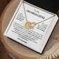 To My Granddaughter From Grandpa |  Interlocking Hearts necklace | Beautiful Christmas / Thanksgiving Gift