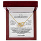 To My Granddaughter From Grandpa |  Interlocking Hearts necklace | Beautiful Christmas / Thanksgiving Gift