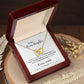To My Bonus Daughter From Mom | Interlocking Hearts Necklace | Perfect Daughter Gift
