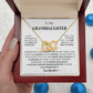 To My Granddaughter From Grandma |  Interlocking Hearts necklace | Beautiful Christmas / Thanksgiving Gift