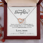 To My Daughter From Mom | Interlocking Hearts Necklace | Perfect Daughter Gift