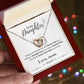 To My Daughter From Mom | Interlocking Hearts Necklace | Perfect Daughter Gift