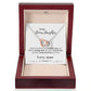 To My Bonus Daughter From Mom | Interlocking Hearts Necklace | Perfect Daughter Gift