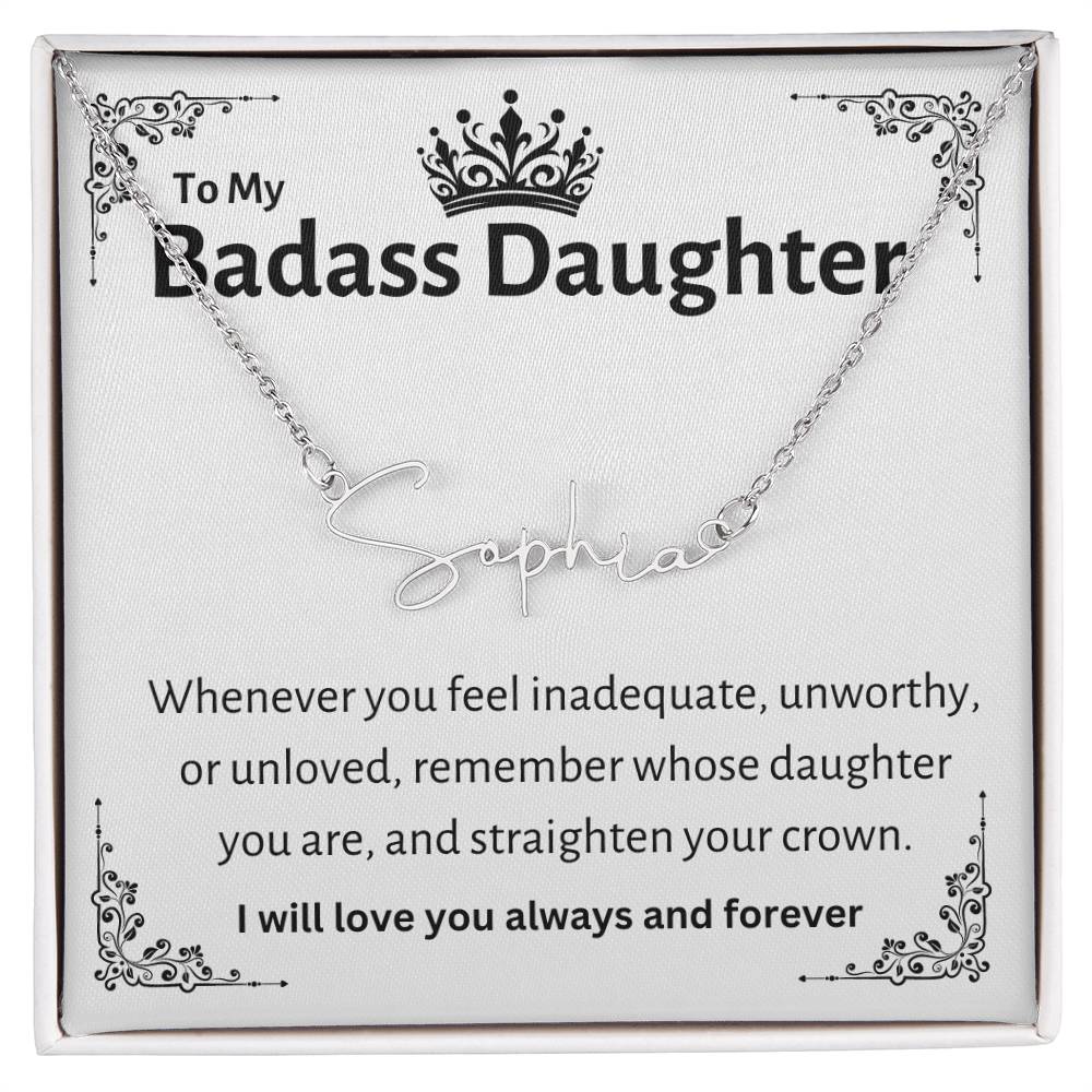 To My Badass Daughter | Perfect Christmas Gift for Daughter