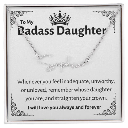 To My Badass Daughter | Perfect Christmas Gift for Daughter
