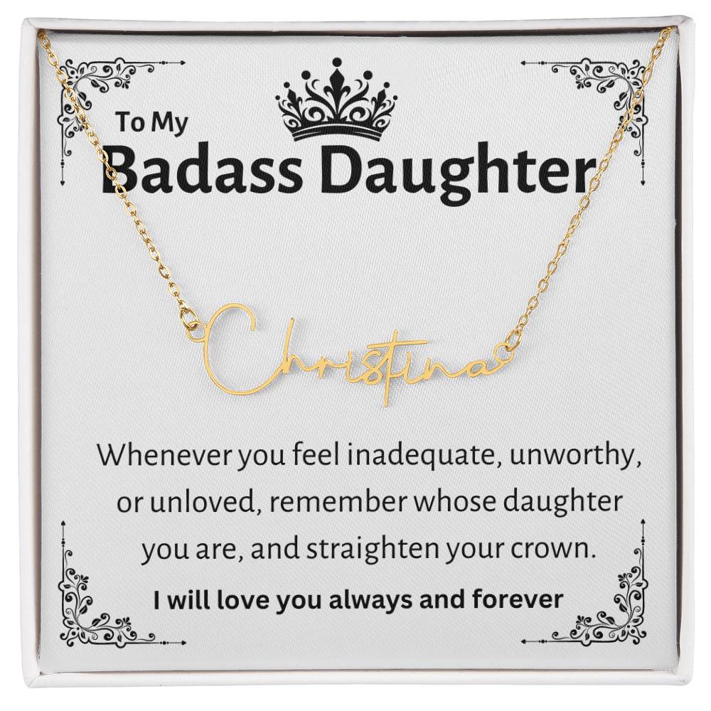 To My Badass Daughter | Perfect Christmas Gift for Daughter