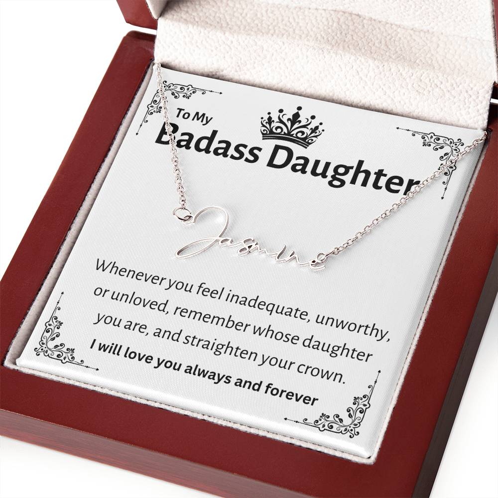 To My Badass Daughter | Perfect Christmas Gift for Daughter