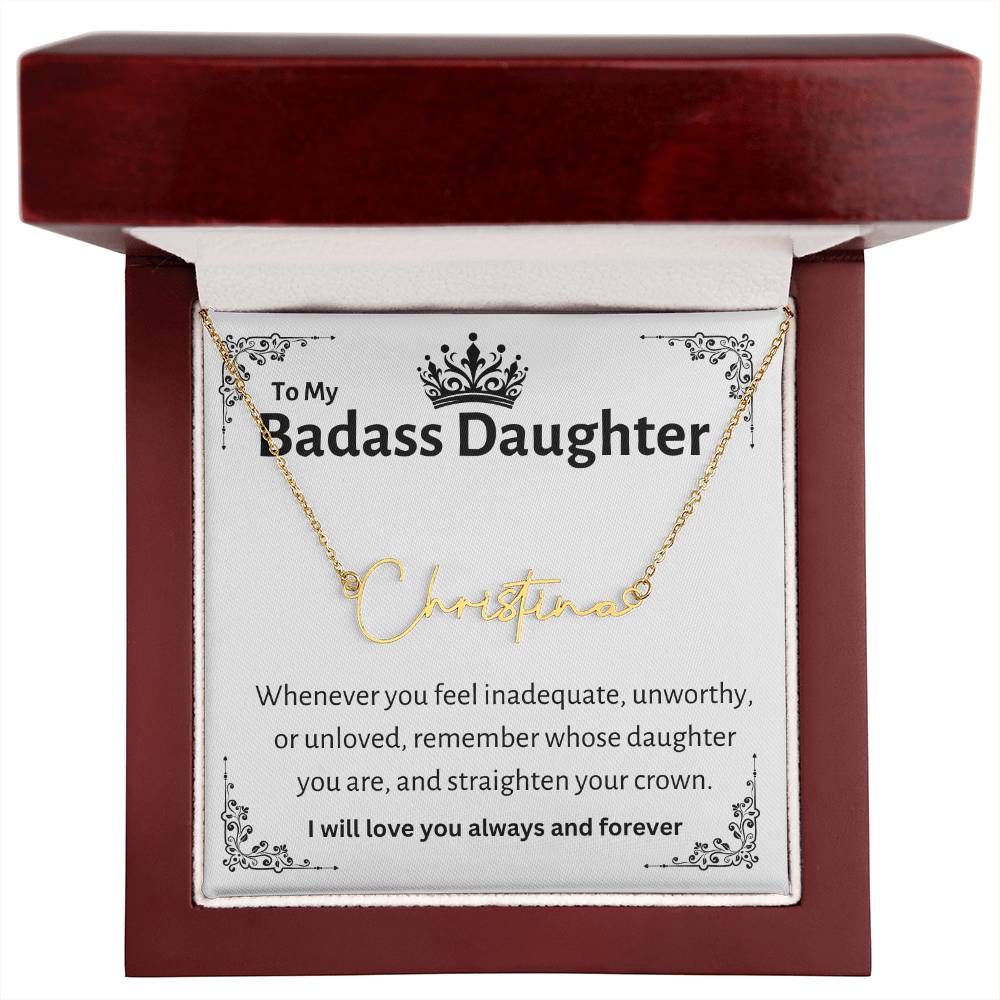 To My Badass Daughter | Perfect Christmas Gift for Daughter