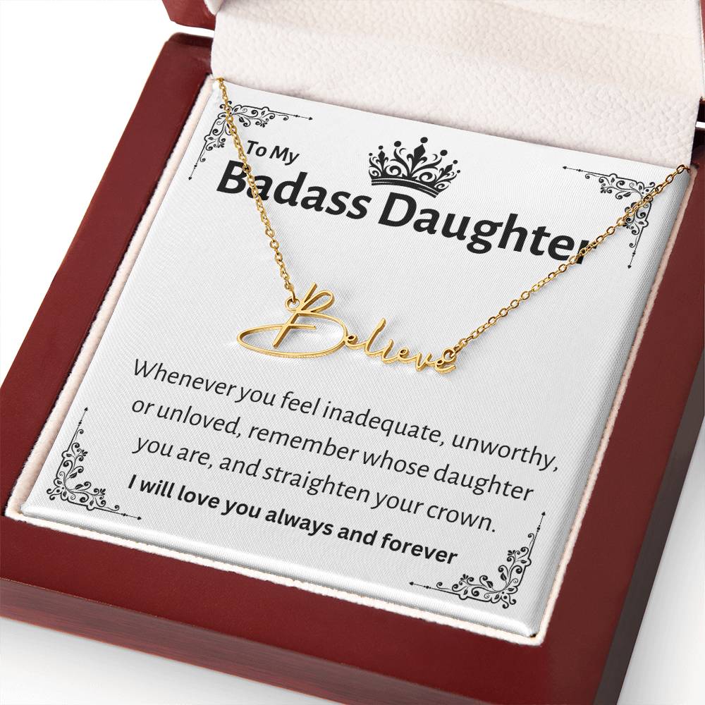 To My Badass Daughter | Perfect Christmas Gift for Daughter