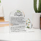 Perfect Gift for Daughter from Dad | Christmas ? Thanksgiving