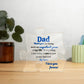 Dad Puzzle Piece acrylic | Birthday | Thanksgiving | Christmas Gift