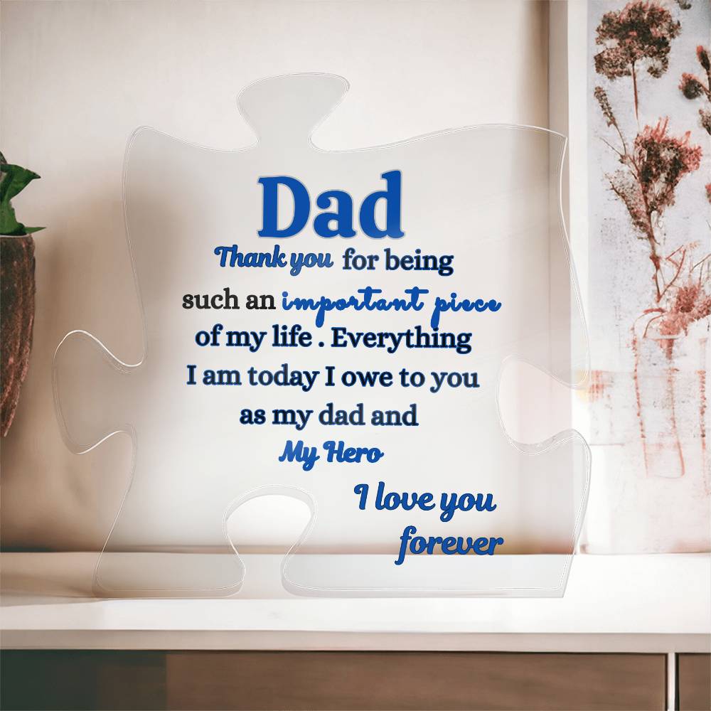 Engraved Puzzle for Dad | Special Occasions