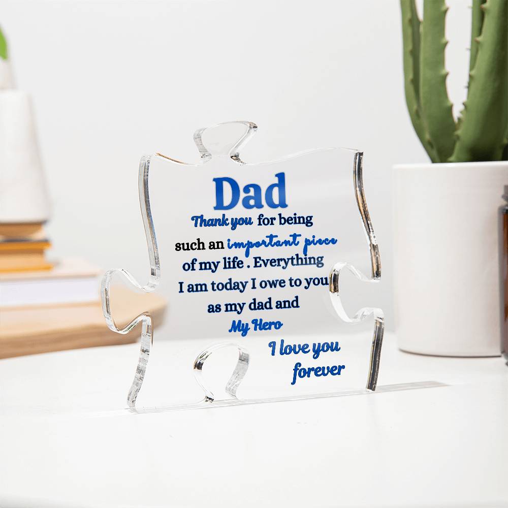Engraved Puzzle for Dad | Special Occasions