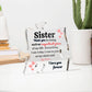 💕Engraved Puzzle for Sisters | Besties | Great Birthday Gift | Thanksgiving Gift | Christmas Gift