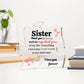 💕Engraved Puzzle for Sisters | Besties | Great Birthday Gift | Thanksgiving Gift | Christmas Gift