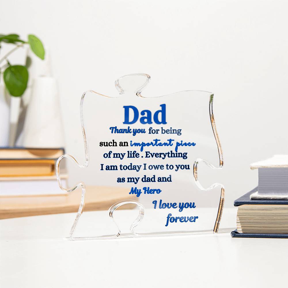 Engraved Puzzle for Dad | Special Occasions