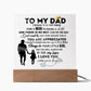 To My Dad From Your Daughter | You Are Appreciated | Christmas and Thanksgiving Gift