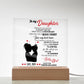 To My Daughter Love Mom | Where ever Your Journey Takes You | Holidays Gift