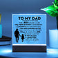 To My Dad From Your Daughter | You Are Appreciated | Christmas and Thanksgiving Gift