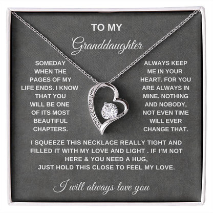 To My Granddaughter | Forever Love Necklace