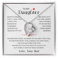To My Daughter from Dad | Special Gift  for Daughter | Forever Love Necklace